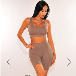 2 piece shorts set, brand new with tags